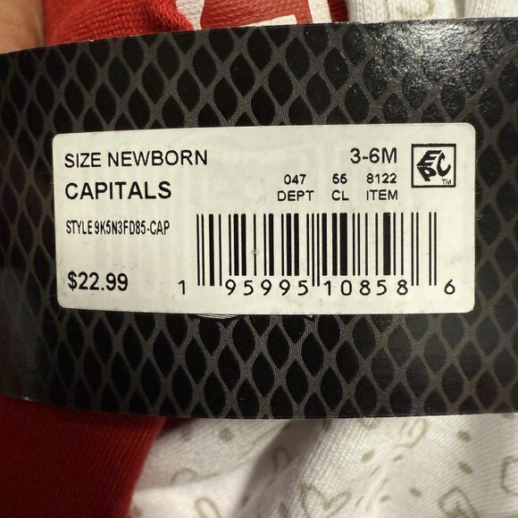 NHL Washington Capitals Baby Girls' Winning Goal 3pk Bodysuit Set - 3-6M - Picture 3 of 3